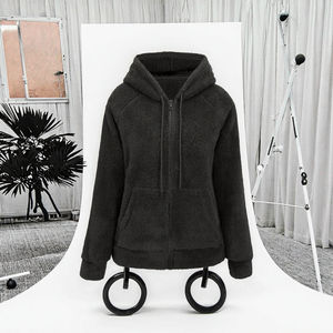 Sudadera Unisex Personalizada con Capucha, Manga Larga, Cierre Completo, Gruesa, Felpa, Suave, de Forro Polar, Ecológica, 100% Poliéster - Product Image 3