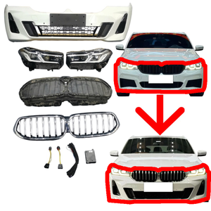 ขายดี คุณภาพสูง สำหรับ BMW ซีรีส์ 6 รุ่น 630i อัพเกรดเป็นกันชนใหม่ ไฟหน้า LED กระจังหน้า ติดตั้งง่ายไม่เสียหาย ทนทาน - Product Image 1