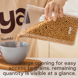 Bộ hộp đựng thực phẩm khô bằng nhựa kín khí ANYA, dùng để đựng ngũ cốc, đường, bột, dụng cụ sắp xếp nhà bếp - Product Image 3