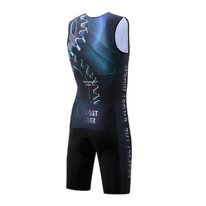 EVELYN Combinaison de <span class=keywords><strong>triathlon</strong></span> sans manches pour homme Séchage rapide Respirant Vélo de route VTT Ensemble d'été à carreaux-OEM - Product Image 2