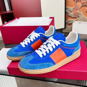 Zapatos de lujo para hombre, informales, para caminar, 2025, con remaches, de malla transpirable, estilo skate, de caña baja, zapatillas deportivas informales, de lujo, gruesas - Product Image 2