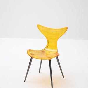 Silla de comedor de <span class=keywords><strong>cristal</strong></span> moderna, cola de pez creativa, diseño de sirena acrílica para eventos en casa, cafetería, Hotel, banquete de boda, uso de fiesta - Product Image 3