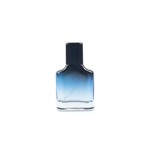 Blau Grün Rot Gelb Lila Farbverlauf Glas Auto Parfüm Flasche für Duft Scential Öl Sprüh flasche Großhandel 30ml