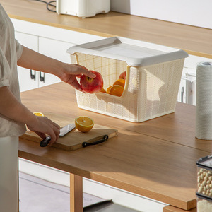 Estante de Almacenamiento Minimalista para Cocina, 4 Niveles, Material PP, Organizador Apilable para Aperitivos y Artículos Diversos, Carrito Móvil con Estantes - Product Image 1