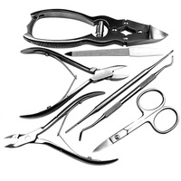 Coupe-ongles en acier au carbone de haute qualité ASAP, 14 cm, ouverture large pour ongles épais, manche long, instrument de podologie pour les doigts