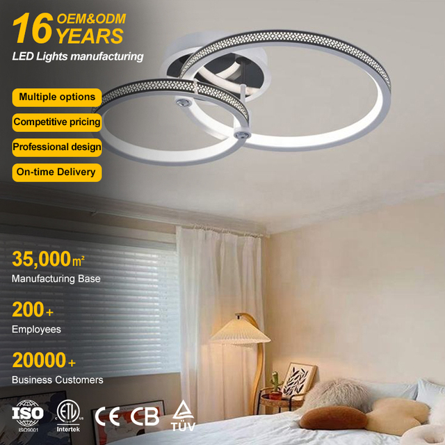 Factory Price Home Decorative Led Ceiling Light Modern for Living Room Bedroom Led Indoor Lighting