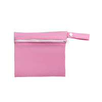 Sac à couches imperméable personnalisé avec fermeture éclair pour poussette – Le sac à couches humides populaire pour bébé