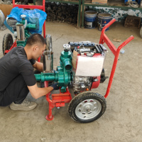 Moteur diesel CHANGFA à refroidissement par air 186 192 pompes à eau à haute levée à course directe d'arbre pour l'irrigation