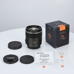 YN25เลนส์25มม. F1.7M 25มม. STM สำหรับ <span class=keywords><strong>Panasonic</strong></span> สำหรับ Olympus M4/3เมาท์ G95 GF9 GX9มาโคร4/3รูรับแสงขนาดใหญ่เลนส์กล้อง Yongnuo - Product Image 5