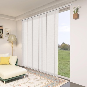 Di alta qualità 100% oscuramento regolabile scorrevole bacchetta di controllo verticale pannello binario tapparelle per Patio - Product Image 3