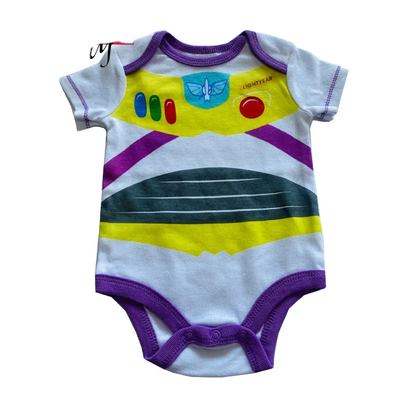 Low Price Cotton Baby Short Sleeve Romper Random Baby Bodysuit Stock Clothing Unisex 0-12 Months Baby Onesie Clothes