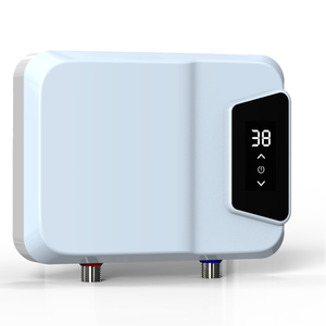 <span class=keywords><strong>Chauffe</strong></span>-<span class=keywords><strong>eau</strong></span> <span class=keywords><strong>électrique</strong></span> instantané sans réservoir en acier inoxydable 3,5 kW, réglage 25-55 degrés, pour camping-car, maison, hôtel et voiture - Product Image 1