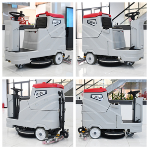 Autolaveuse autoportée pour sols, largeur 660 mm, brosse cylindrique grand espace à rotation inverse, 26 pouces, pour nettoyage du ciment - Product Image 6