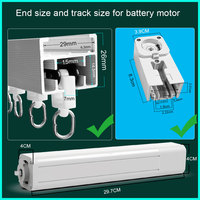 Moteur de rideau électrique automatique SZMYQ Tuya Zigbee pour maison intelligente, compatible avec rail extensible Galis, alimenté par batterie