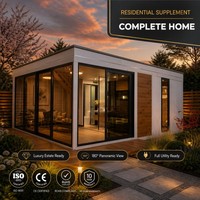 Maison préfabriquée à haute isolation, maison modulaire portable pour personnes âgées, cabane indépendante pour jardin