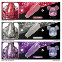 Vernis gel réfléchissant Deroi Disco, longue tenue, paillettes fonctionnelles, gel UV, sans HEMA ni TPO, étiquette privée, fabrication OEM disponible