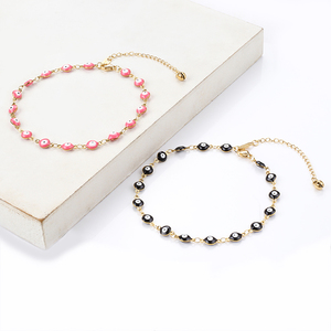 Cavigliera in Acciaio Inossidabile con Occhi di Demone, Gioiello Romantico per la Vita Quotidiana, Cavigliere per Donne - Product Image 2