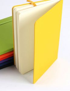 Agenda promotionnel recyclé de luxe avec sangle personnalisée, organiseur imprimé sur mesure, journal de poche A5, carnet à couverture rigide en cuir PU - Product Image 3
