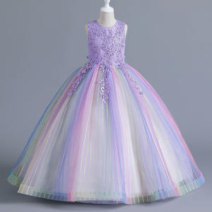 Lace Flower Bridesmaid Girl <strong>Wedding</strong> <strong>Dress</strong> 6 8 14t Formal Pageant Gown Children's <strong>Red</strong> Christmas Costume - Product Image 4