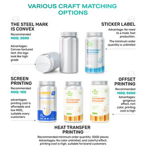 Botellas de Cápsulas de Aluminio Personalizadas, Latas de Medicamentos, Envases de Cápsulas de Aceite de Pescado, Frascos de Suplementos, Botellas de Pastillas - Product Image 6