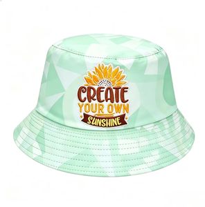Sombrero de Pescador con Bordado Personalizado, Diseño Geométrico, para Mujer, Transpirable, Protección Solar, Venta al Por Mayor - Product Image 2