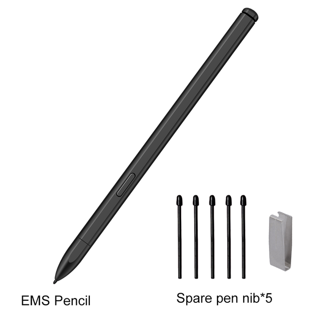 Haozee Passive Digital EMR Stylus Pen 4096-Level Pressure Sensing Tilt Angle Sensing Magnetic Palm Rejection Replaceable Nib