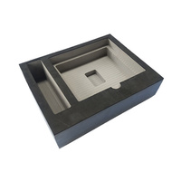 Boîte d'emballage magnétique en EPE/EVA avec inserts en mousse, étui d'expédition léger pour produits électroniques, écologique et étanche