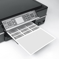 Papier autocollant personnalisé blanc 30 étiquettes d'adresse par feuille pour imprimante laser/jet d'encre