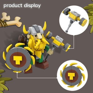 Goldmoc barf ตุ๊กตา<span class=keywords><strong>กล้วย</strong></span>แคระโมเดลชุดตัวต่อของเล่นบล็อค - Product Image 6