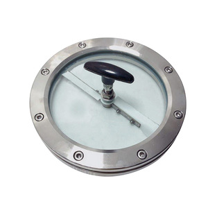 Ventana de Observación de Acero Inoxidable Conan con Conexión Roscada y Raspador para Recipientes a Presión - Product Image 2