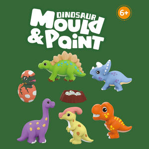 畅销搞笑石膏绘画套装卡通模具石膏恐龙Diy儿童玩具绘画益智玩具 - Product Image 2