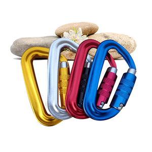 Mosquetón de correa de perro de bloqueo automático de aluminio 12kn para Camping y Clips de mosquetón de rana un producto premium en la categoría de ganchos - Product Image 6