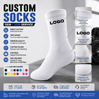 Chaussettes de sport unisexes à compression, chaussettes en coton de haute qualité avec logo jacquard personnalisé, chaussettes de créateur OEM ODM