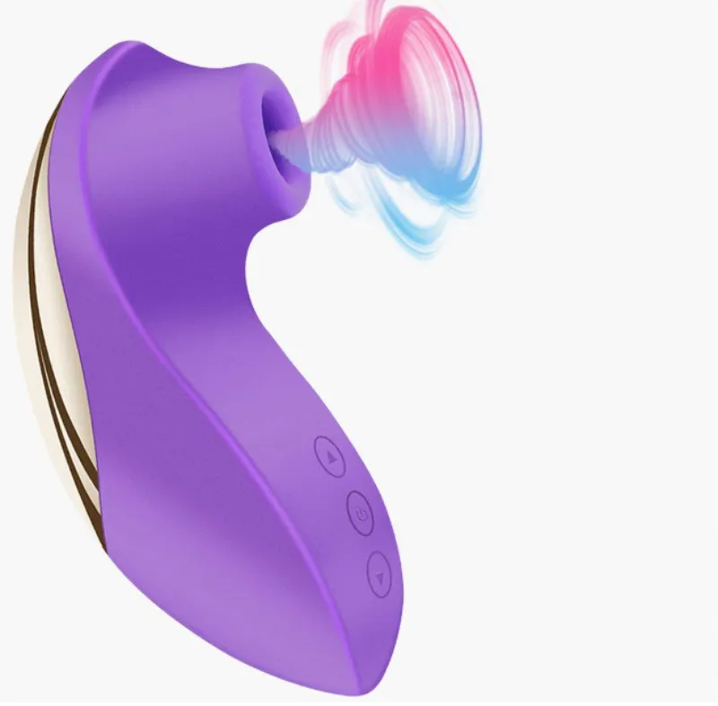 Vibrador de succión recargable por USB para mujer, Juguetes sexuales con 10 modos de lamer y lamer