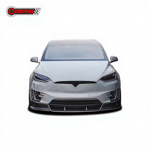 Accesorios para vehículos, cubierta <span class=keywords><strong>de</strong></span> <span class=keywords><strong>motor</strong></span> <span class=keywords><strong>de</strong></span> fibra <span class=keywords><strong>de</strong></span> <span class=keywords><strong>carbono</strong></span>, difusor trasero, actualización <span class=keywords><strong>de</strong></span> labio delantero a Kits <span class=keywords><strong>de</strong></span> cuerpo ancho <span class=keywords><strong>de</strong></span> estilo superior para <span class=keywords><strong>Tesla</strong></span> Model X - Product Image 1
