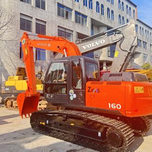 Excavateur hydraulique sur chenilles Hitachi ZX160 d'occasion Excavateur multifonctionnel 20 tonnes Commerce extérieur Vente directe - Product Image 2