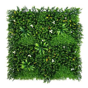 Panel de Pared de Boj Artificial de 50 cm Cuadrado, Decoración de Pared Verde Artificial, Diseño de Planta Realista para Interiores y Exteriores - Product Image 3