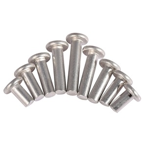 Đầu phẳng Hợp kim kim loại hợp kim nhôm đinh tán rắn 2117/2a01/2a10/5052/5050/6063/7a03 bề mặt bị oxy hóa hoặc nung bằng sơn - Product Image 1