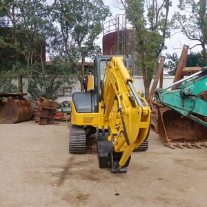Mini pelle sur chenilles Komatsu PC55 d'occasion de haute qualité à vendre à Shanghai à bas prix Capacité de 5 tonnes incluse Moteur Moteur Pompe Engrenage - Product Image 3