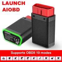 Escáner de Diagnóstico Automotriz LAUNCH AIOBD OBD2 con Búsqueda Automática de VIN, Escaneo Completo del Sistema para Vehículos Universales