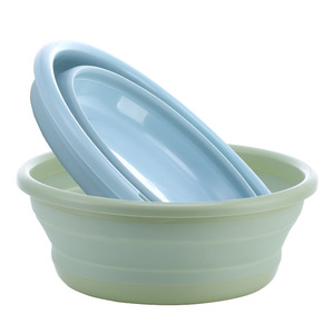 Multi-function Folding Laundry Tub Save Space Wall Mounted Portable Plastic Bathroom Wash Basin