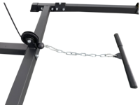 WOT FITNESS Banc de musculation multifonctionnel avec support pour squats, utilisation domestique, capacité 100 LBS, tube 50x1.5MM, barre parallèle pour haltères, abdominaux