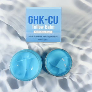 Nuovissimo Balsamo Riparatore al Peptidi di Rame GHK-Cu, <span class=keywords><strong>Crema</strong></span> Idratante Anti-Età al Sego di Manzo da Animali Allevati al Pascolo <span class=keywords><strong>per</strong></span> Pelli Secche e Sensibili - Product Image 1