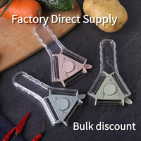 DINGYONG OEM/ODM Handmatige Plastic Opvouwbare Duurzame Herbruikbare Vaatwasserbestendige Meloenlepel Fruit- en Groenteschiller Rasp