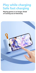 Chargeur portable de secours 5000 mAh, mini <span class=keywords><strong>batterie</strong></span> externe capsule pour <span class=keywords><strong>iPhone</strong></span> 17 <span class=keywords><strong>Pro</strong></span> <span class=keywords><strong>Max</strong></span> et Android - Product Image 6