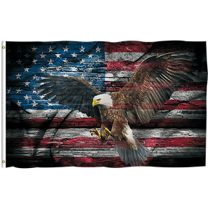 Non calpestarmi bandiera 1776 bandiera 3x5 Ft noi retrò bandiera americana in poliestere doppia faccia stampa a specchio casa all'aperto - Product Image 1