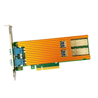 Adaptateur de dérivation de serveur Ethernet PCIe V2.0 à double port 10g GH1002EBPLR-V3.1 de carte réseau Ethernet avec puce 82599ES