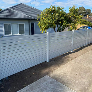 <span class=keywords><strong>Palissade</strong></span> d'intimité extensible <span class=keywords><strong>en</strong></span> Faux métal de latte de clôture de confidentialité <span class=keywords><strong>en</strong></span> <span class=keywords><strong>bois</strong></span> de conception professionnelle - Product Image 4