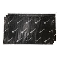 Tapis anti-bruit en butyle, 2mm d'épaisseur, accessoires de voiture, 1 pièce