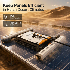 Máquina de Limpieza Solar con Seguimiento X8, Robot de Limpieza de Paneles Solares IP65 para Granjas Solares Exteriores - Product Image 4